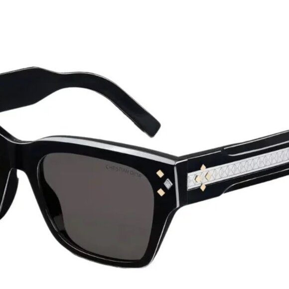 DIOR CD Diamond S2I Sunglasses - Bergdorf Goodman Dior CD Diamond S2I DM40084F Men\'s Black Sunglasses NEW 2026!